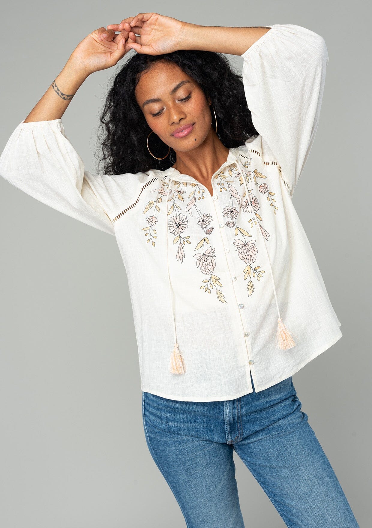 New Day Button Up Blouse