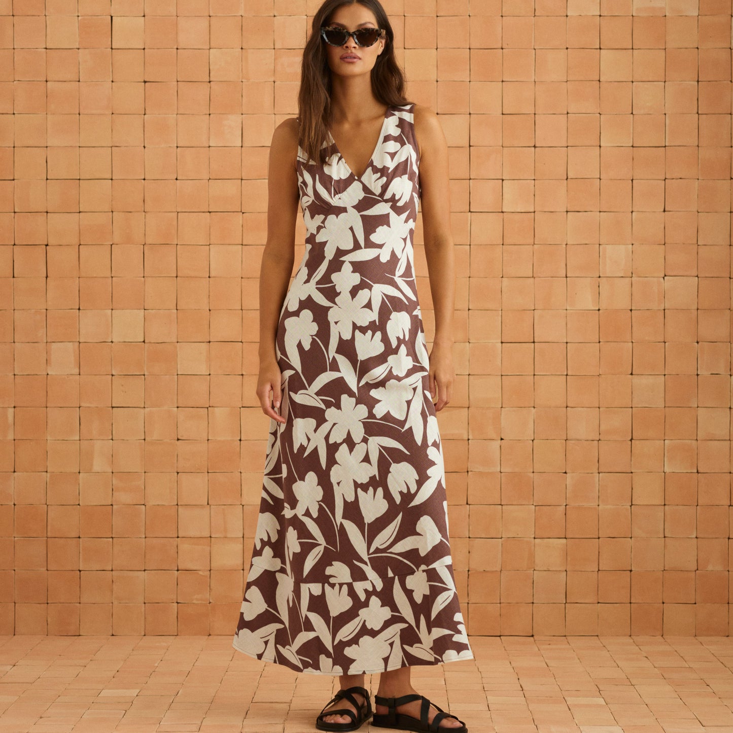 Loren Dress In Alyssum