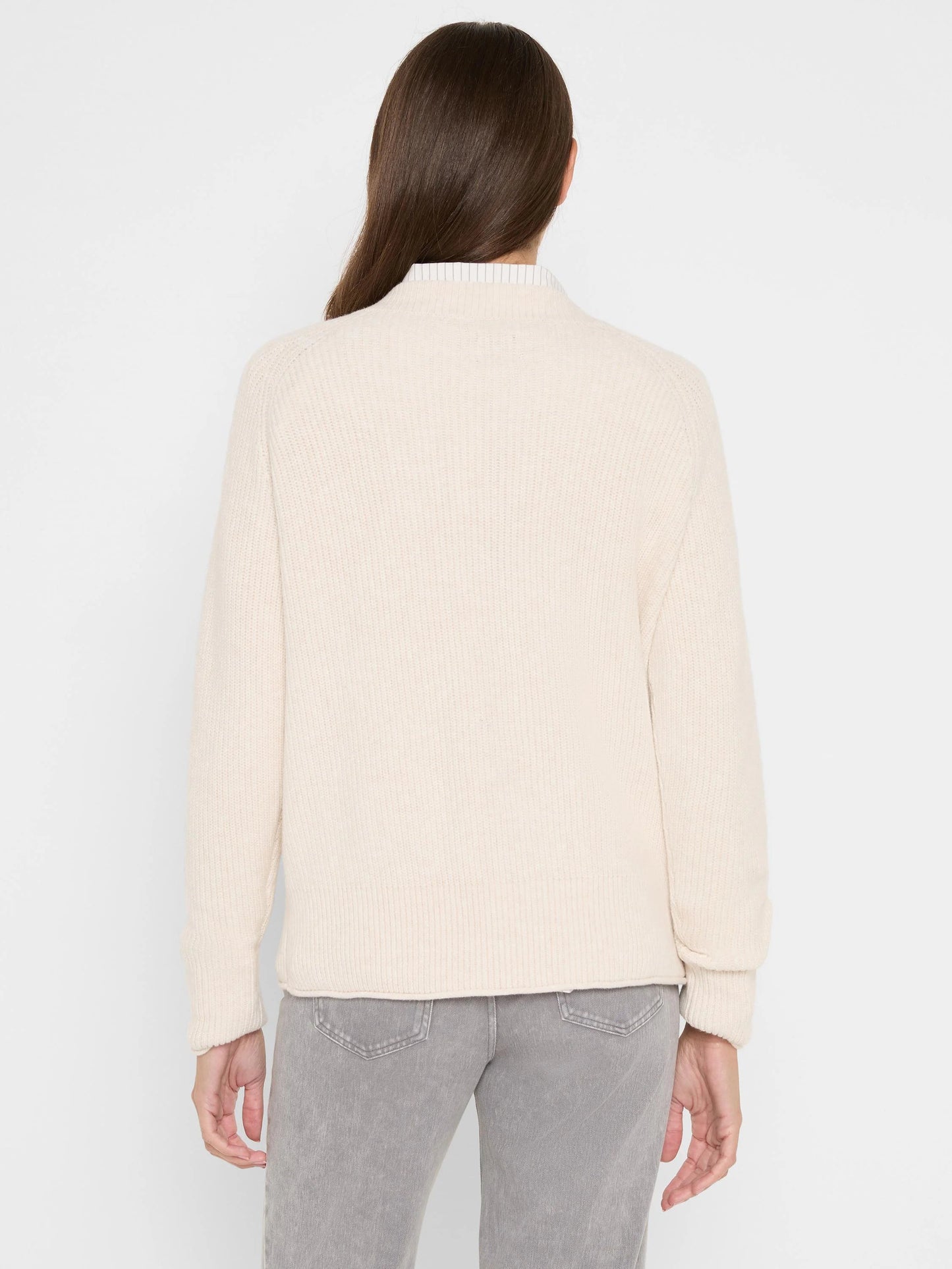 V-Neck Shaker Stitch Sweater