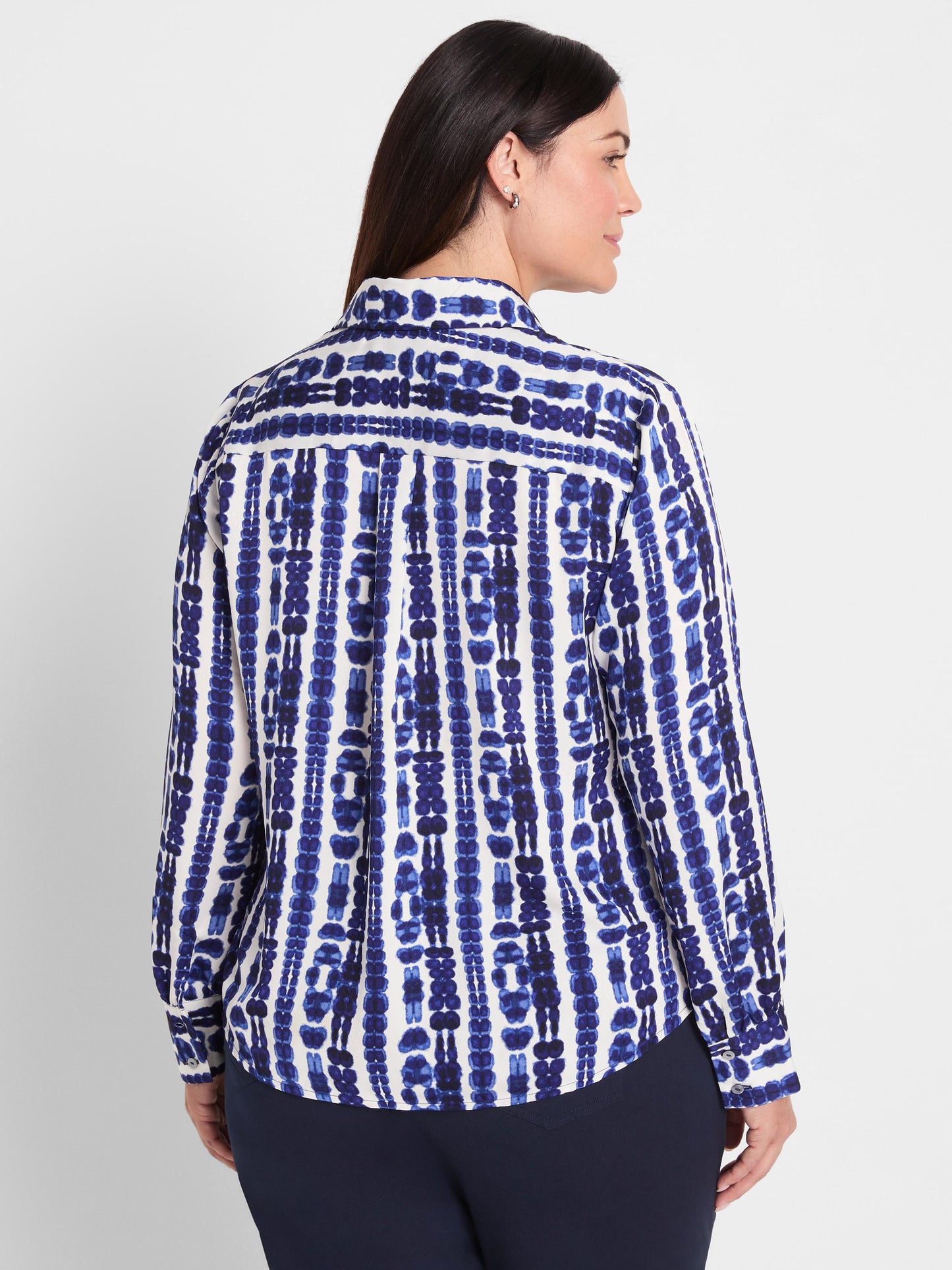 Shibori Stripe Top