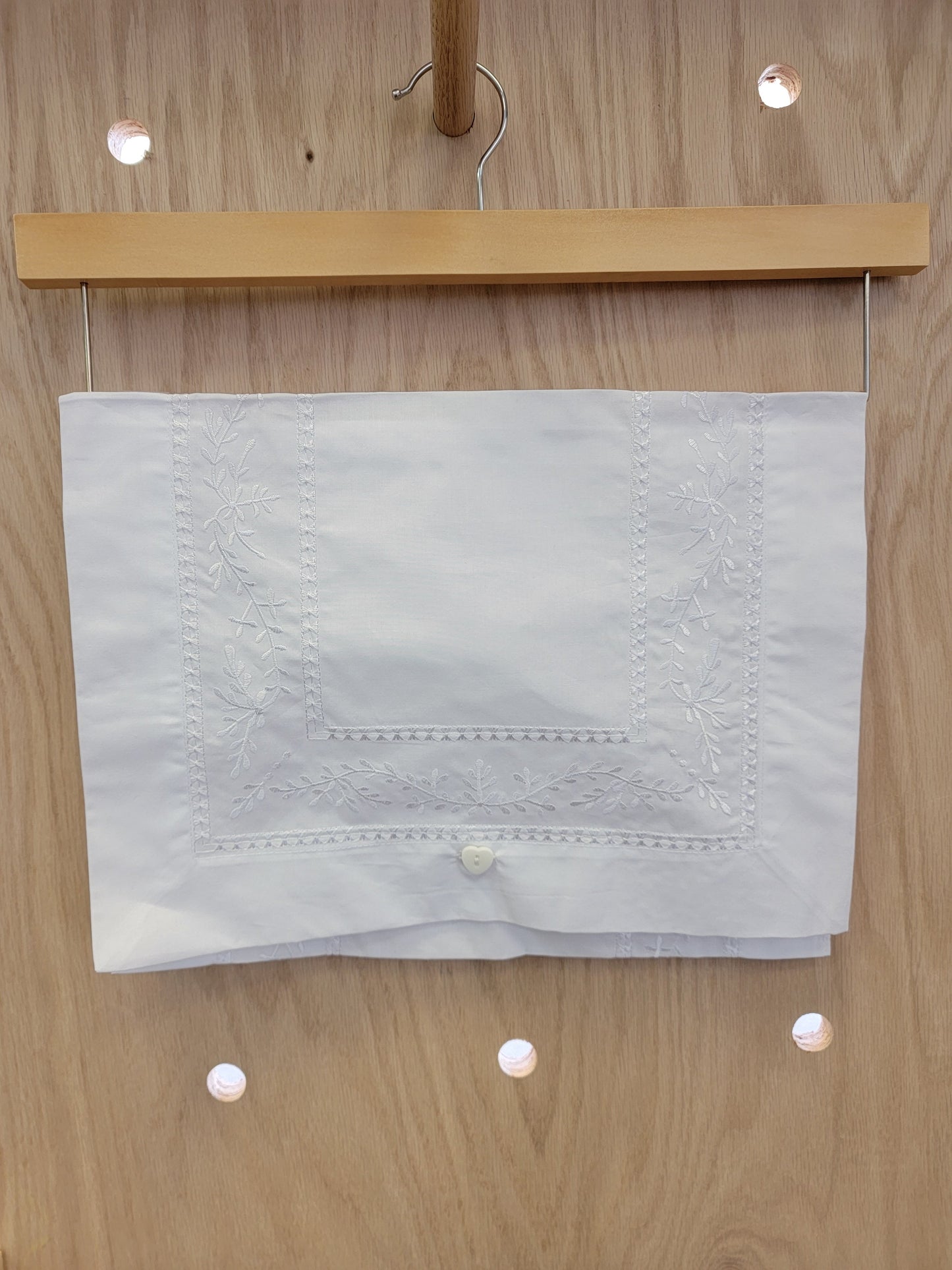 Heart Button Envelope + Customized Embroidery