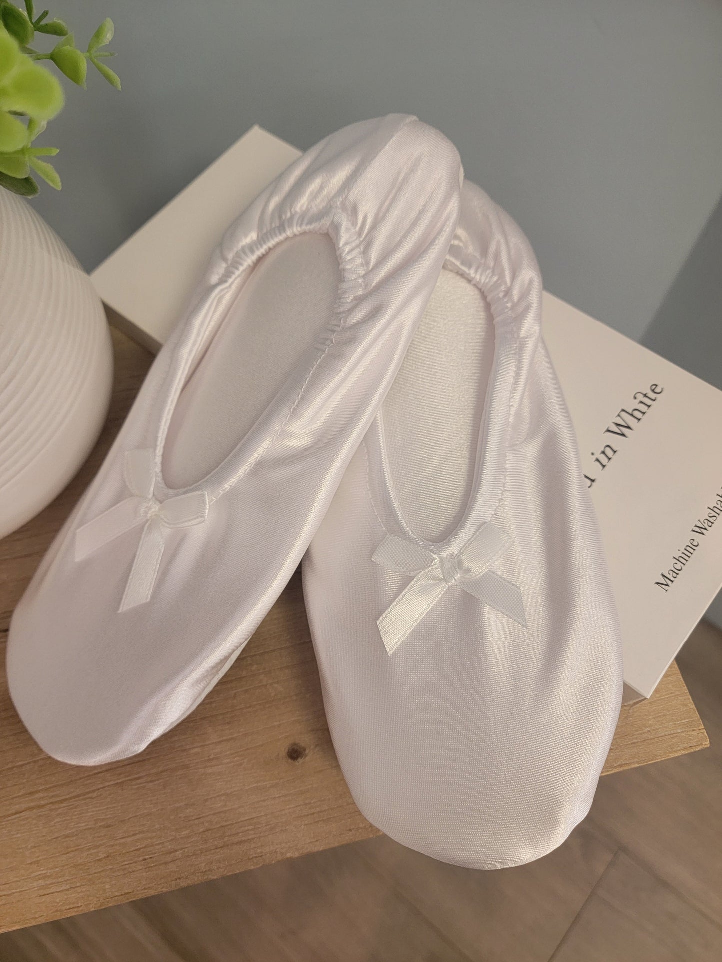 Satin Temple Slipper