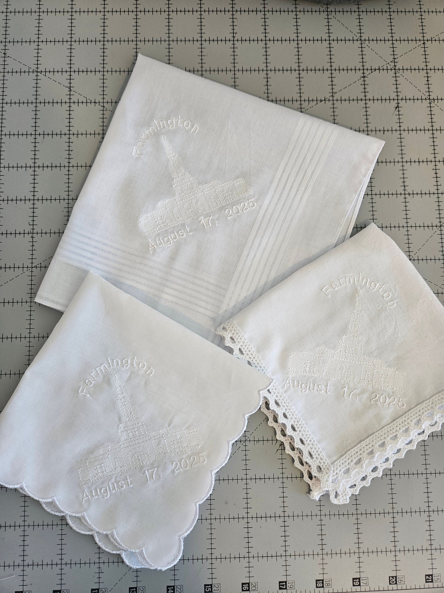 Temple Dedication Hankie