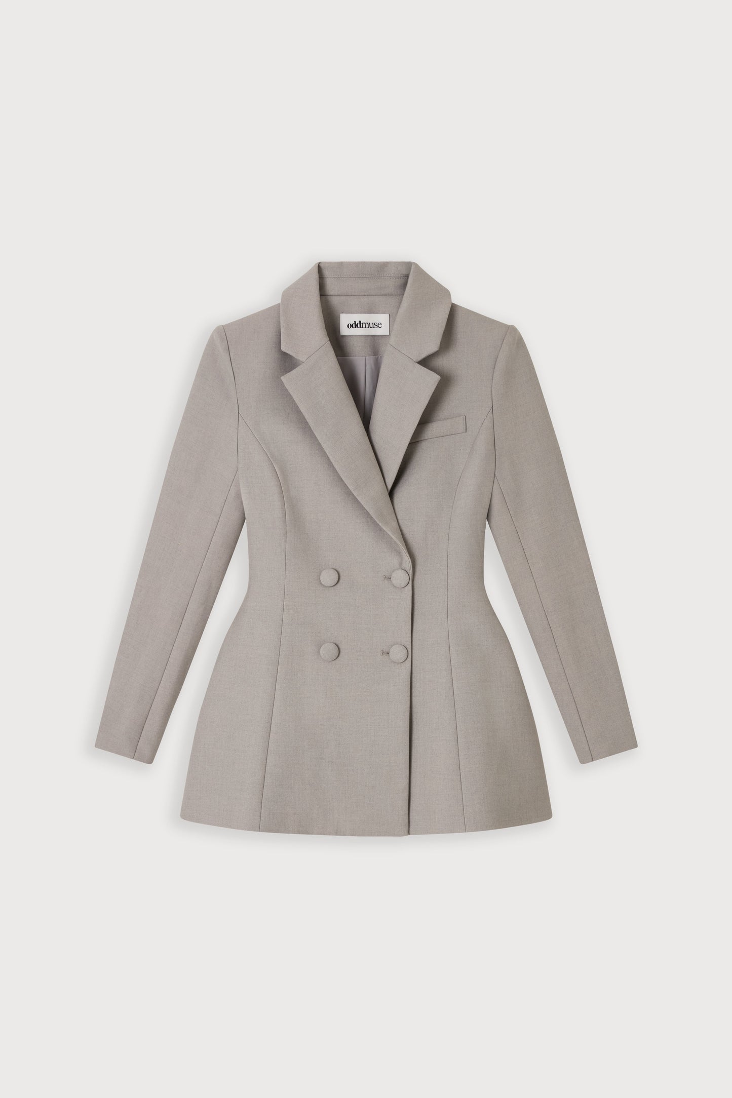 Wool Mix Tailored Blazer