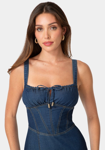 Tencel Midi Dress