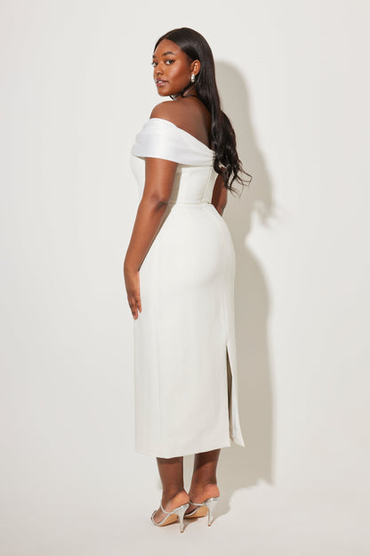 Bow Midi Dress
