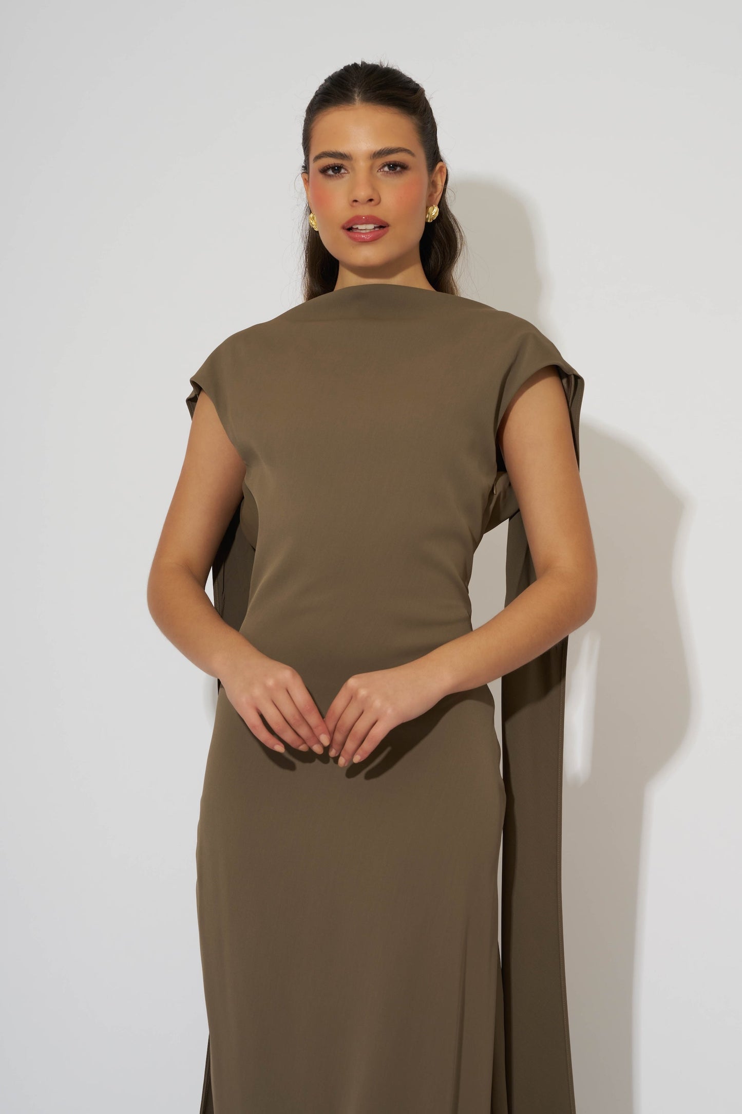 Drape Maxi Dress