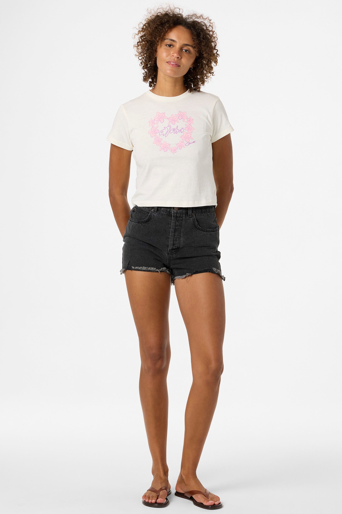 Leah Hawaii Fitted Tee