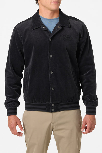 Cowell Cord Bomber Varsity Jacket