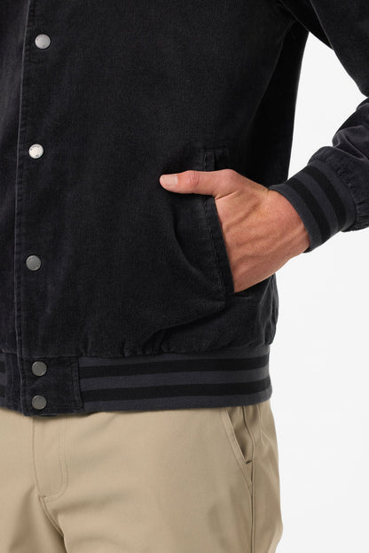 Cowell Cord Bomber Varsity Jacket