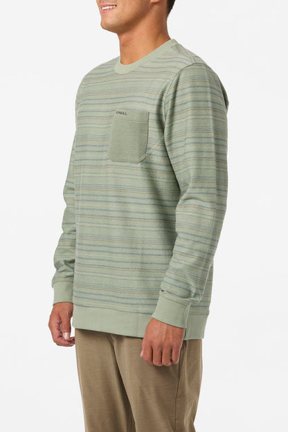 Bavaro Blocked Crew Neck Fleece