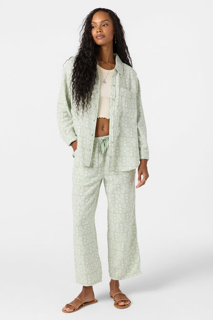 Leni Relaxed Geo Long Sleeve Top