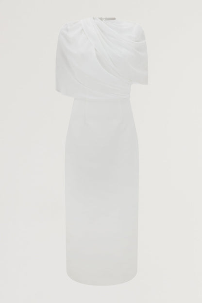 Gathered Midi Dress