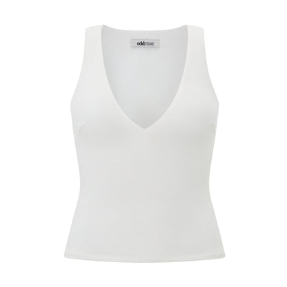 V-Neck Knitted Top