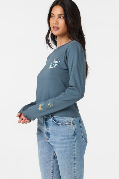 Pacific Bloom Long Sleeve Tee