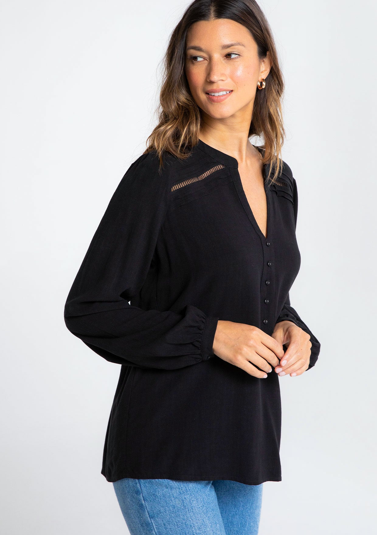 Pippa Linen Blend Blouse