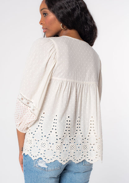 I Choose You Embroidered Top