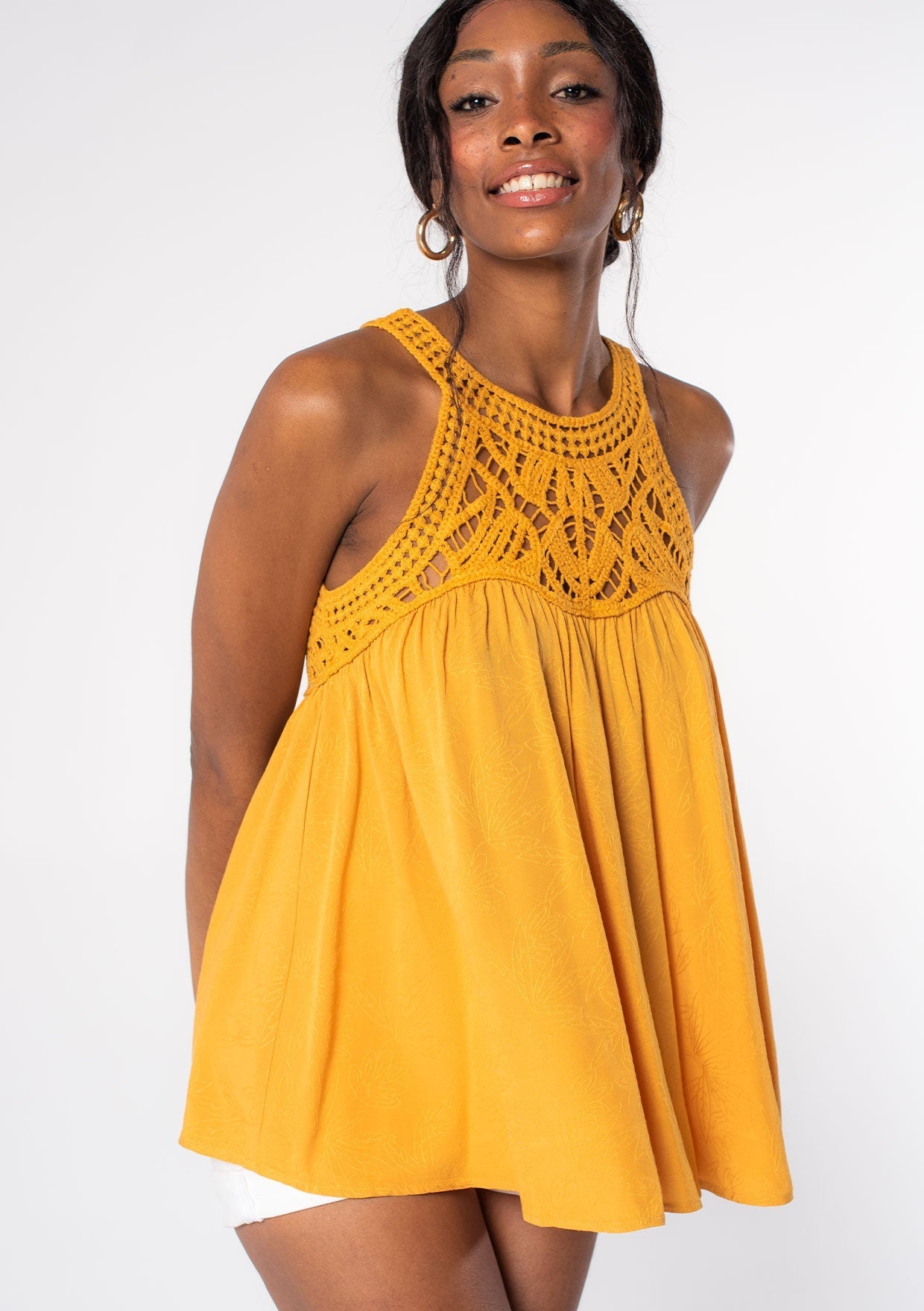 Casey Crochet Tank Top