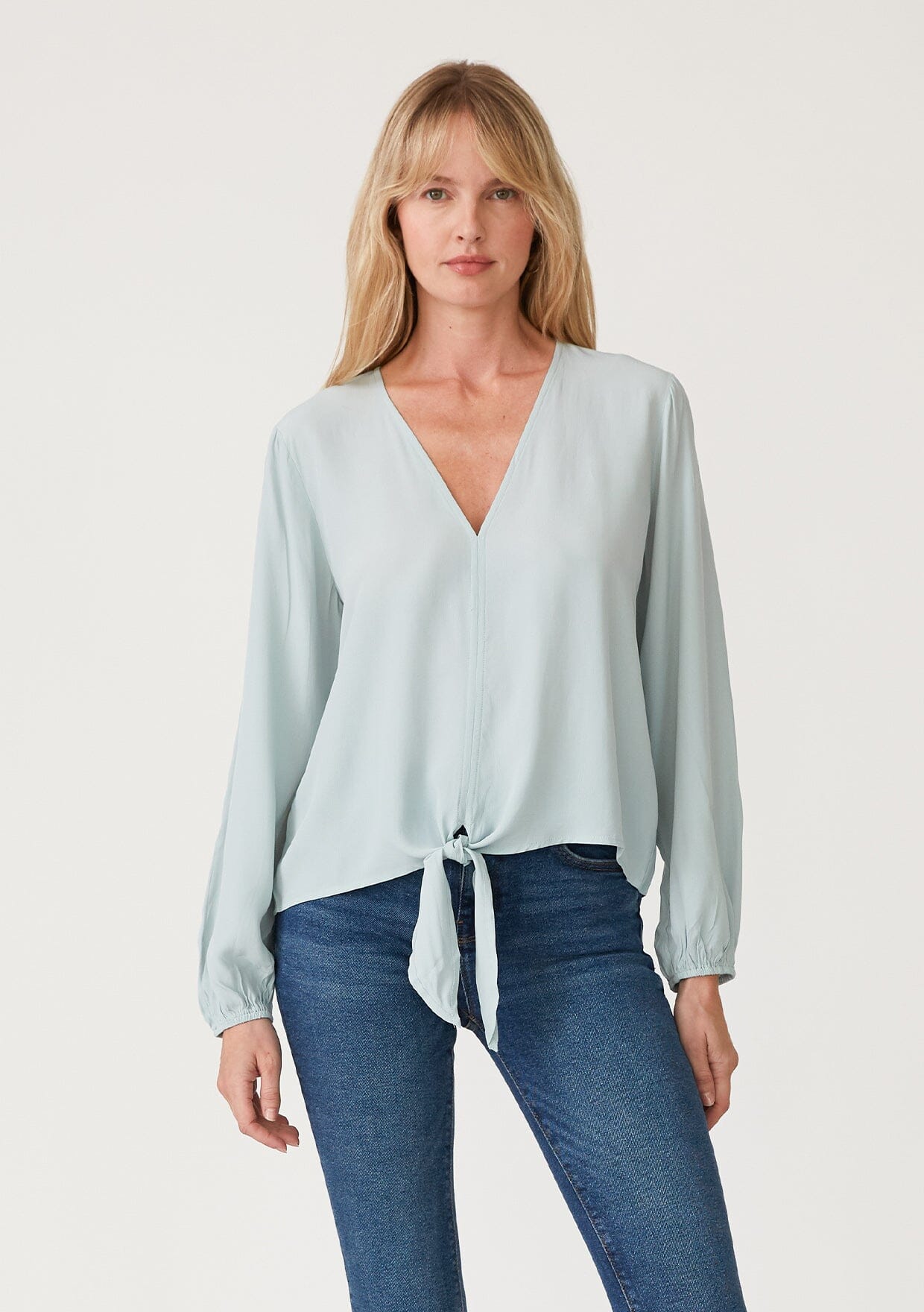 Camille Tie Front Top