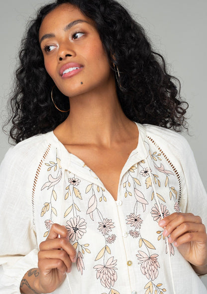 New Day Button Up Blouse