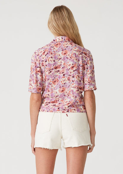 Posey Floral Wrap Top