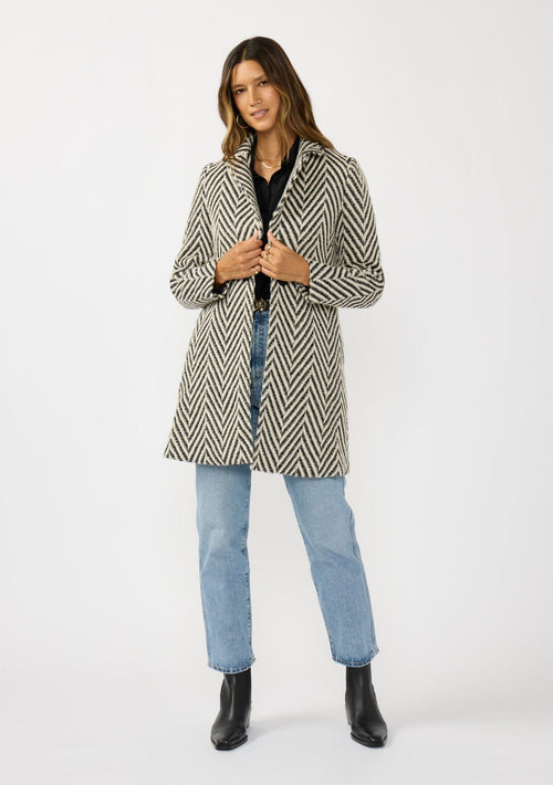 Blair Chevron Coat