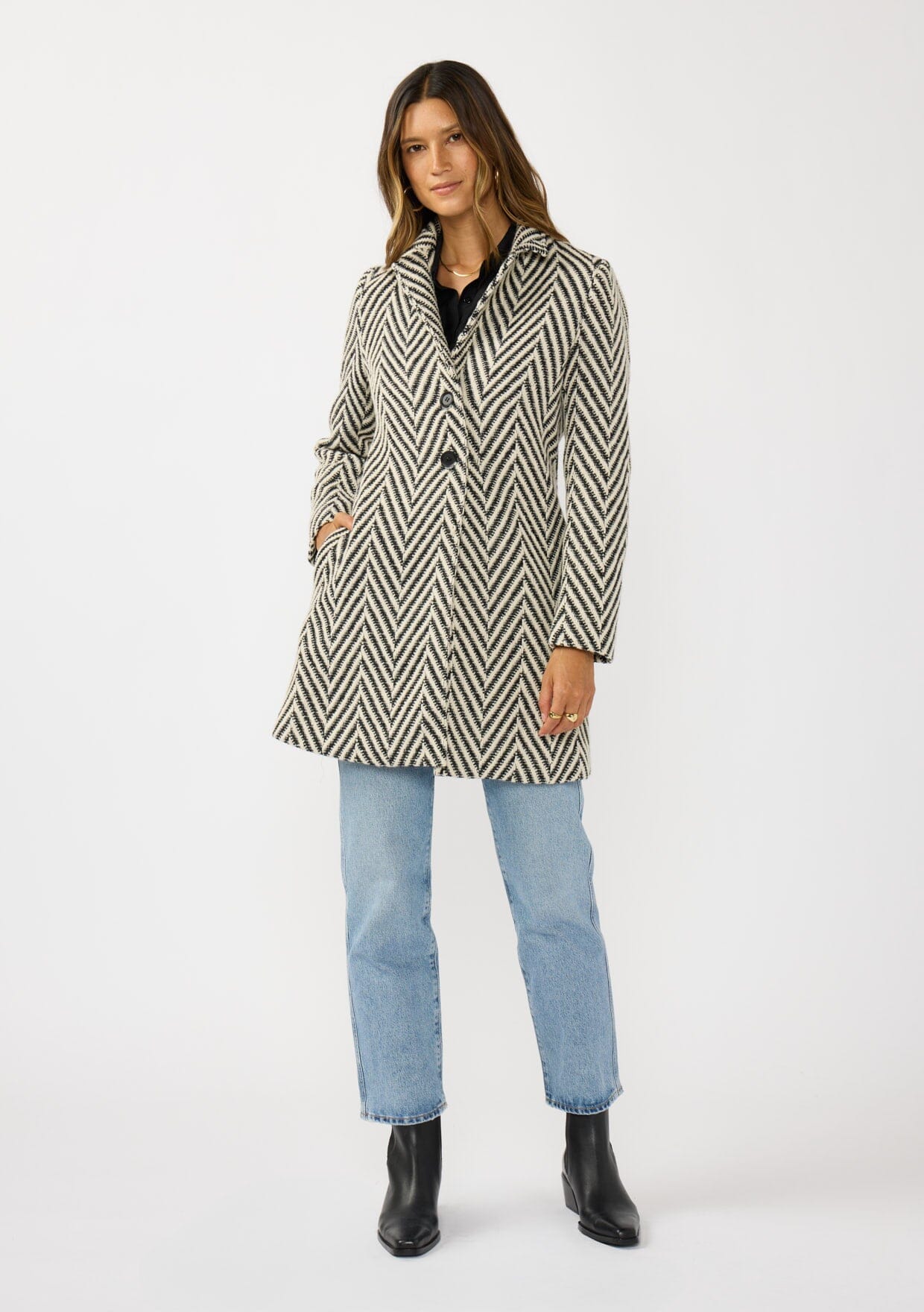 Blair Chevron Coat