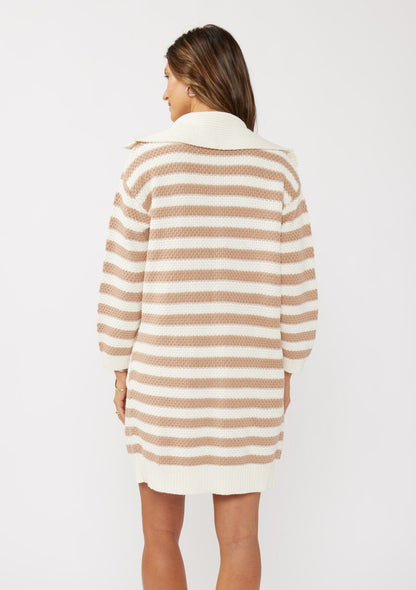 Coastal Striped Cardigan