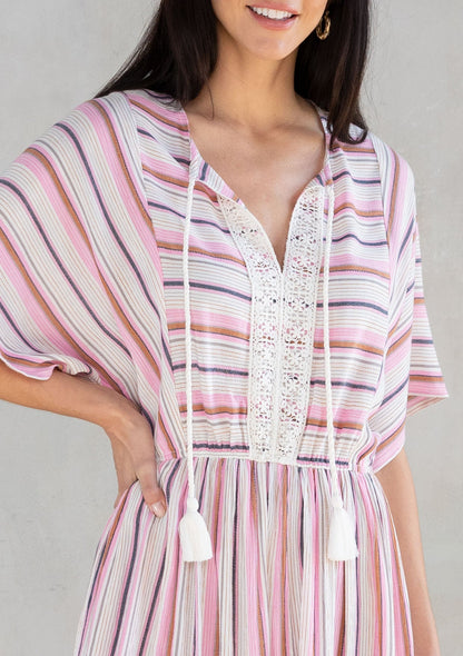 Takeoff Striped Mini Dress