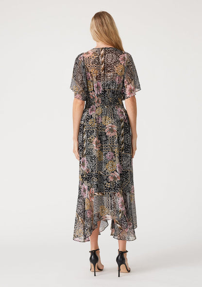 Leilani Patchwork Print Dress