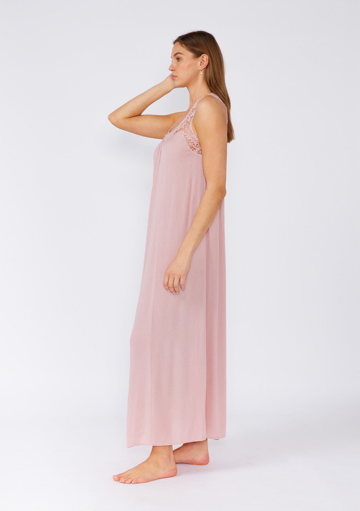 Odessa Crochet Maxi Dress