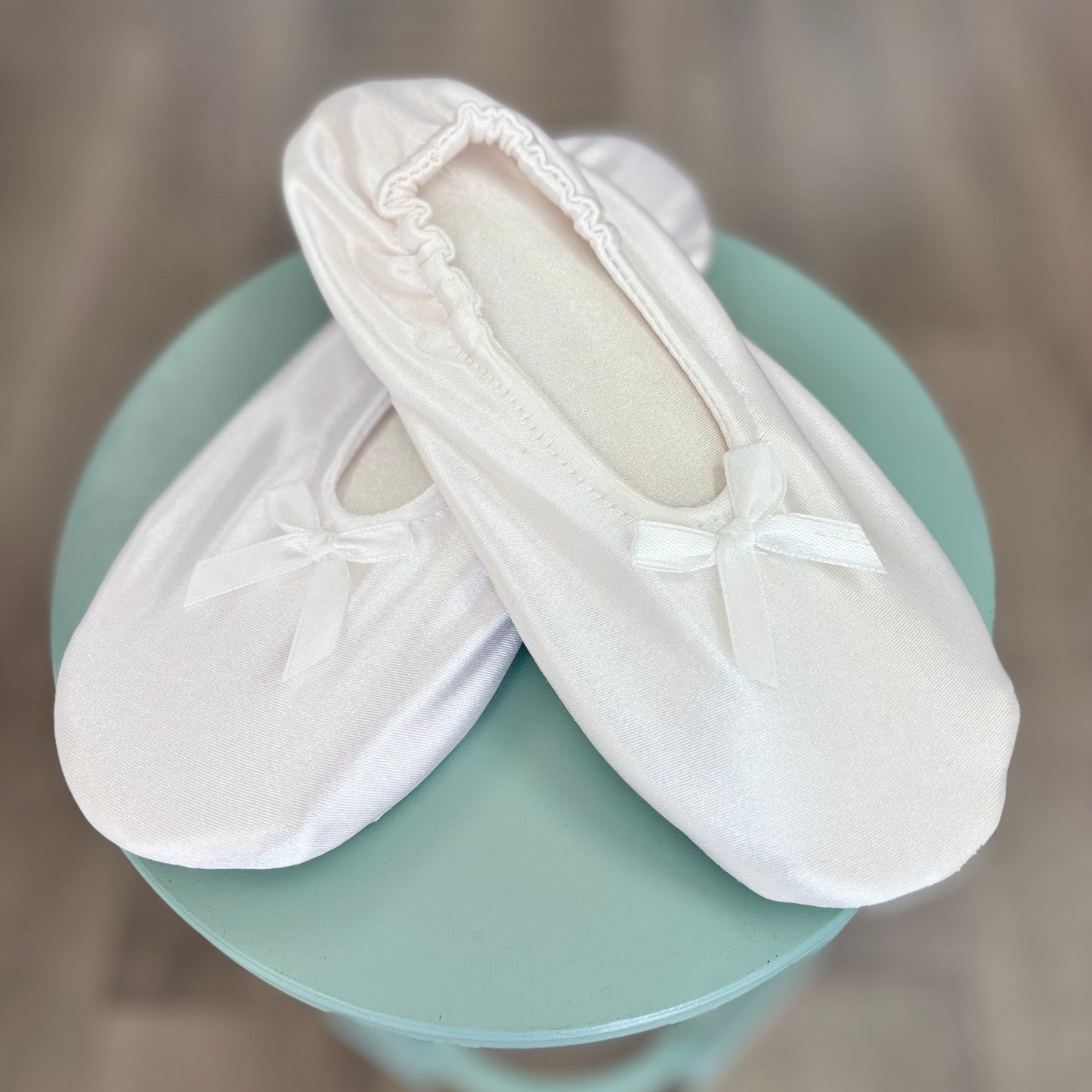 Satin Temple Slipper