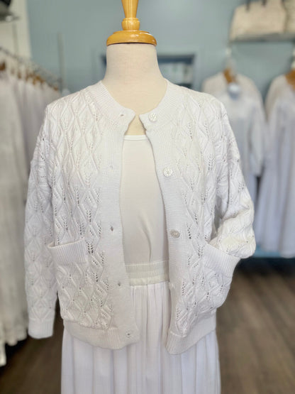 Button Up Cardigan with Hidden Pockets