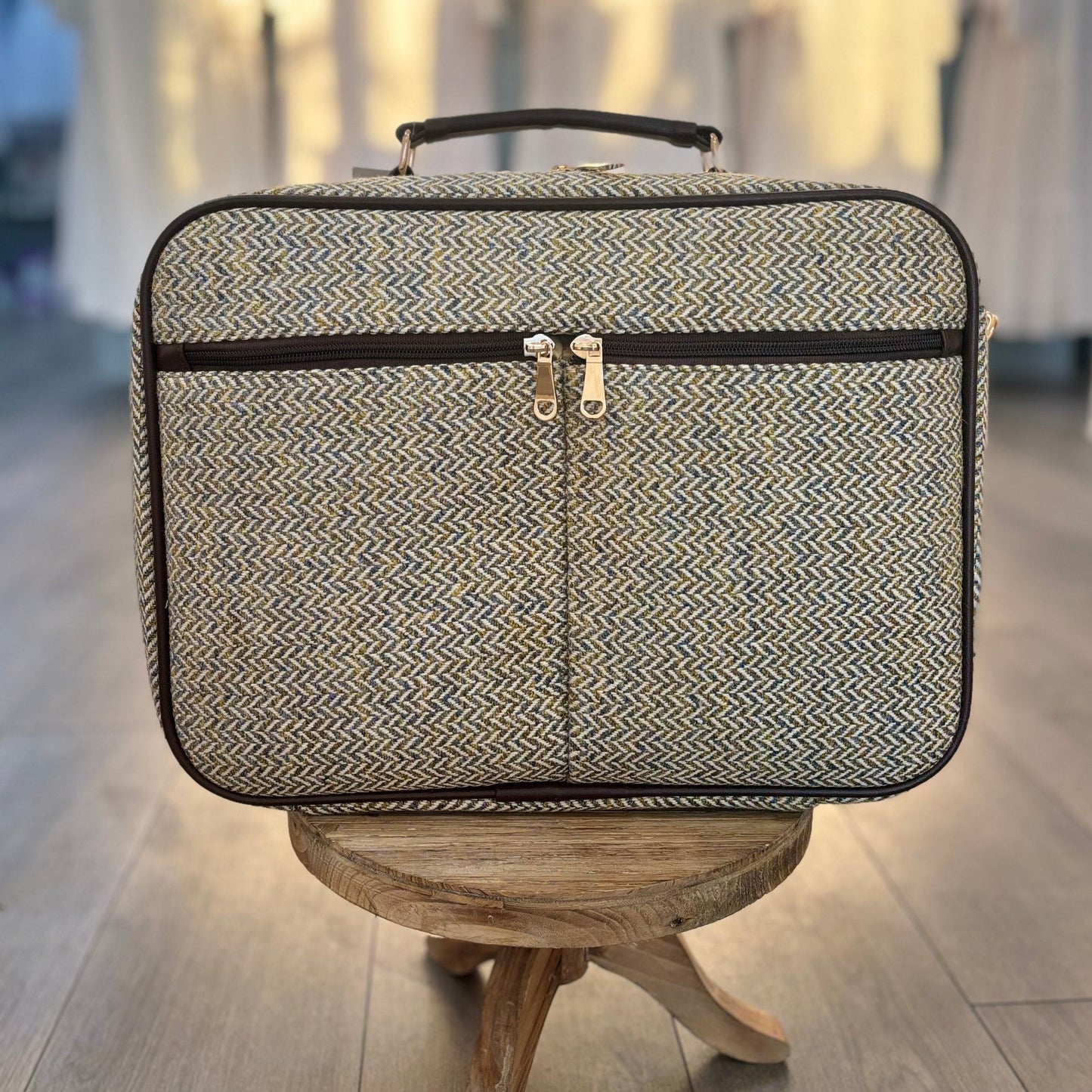 Oxford Temple Bag - Blue/Gold