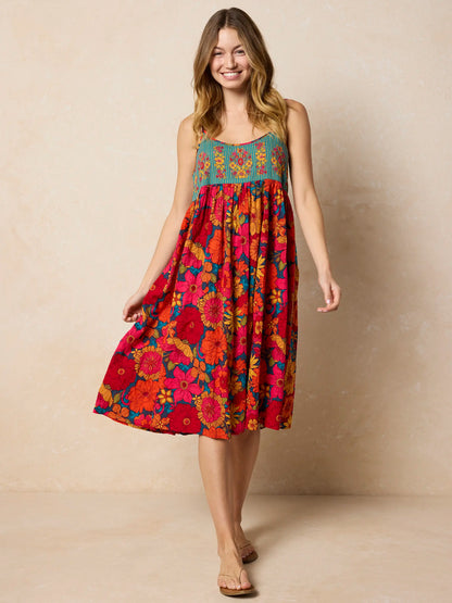 Gigi Midi Dress - Flowerchild Garden