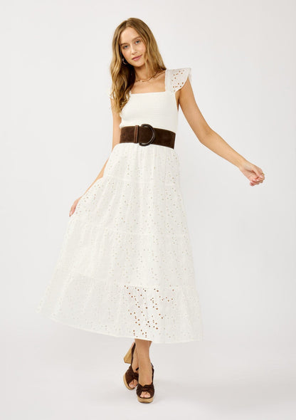 Flynn Smocked Maxi Dress