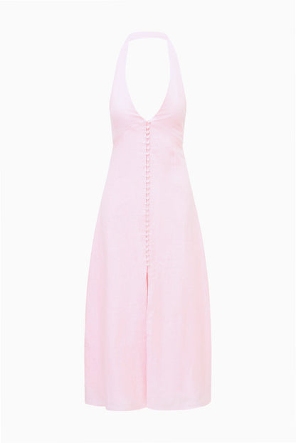Lovis Linen Halter Maxi Dress