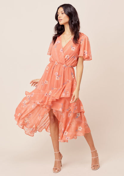 Miriam Floral Ruffled Dress