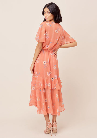 Miriam Floral Ruffled Dress