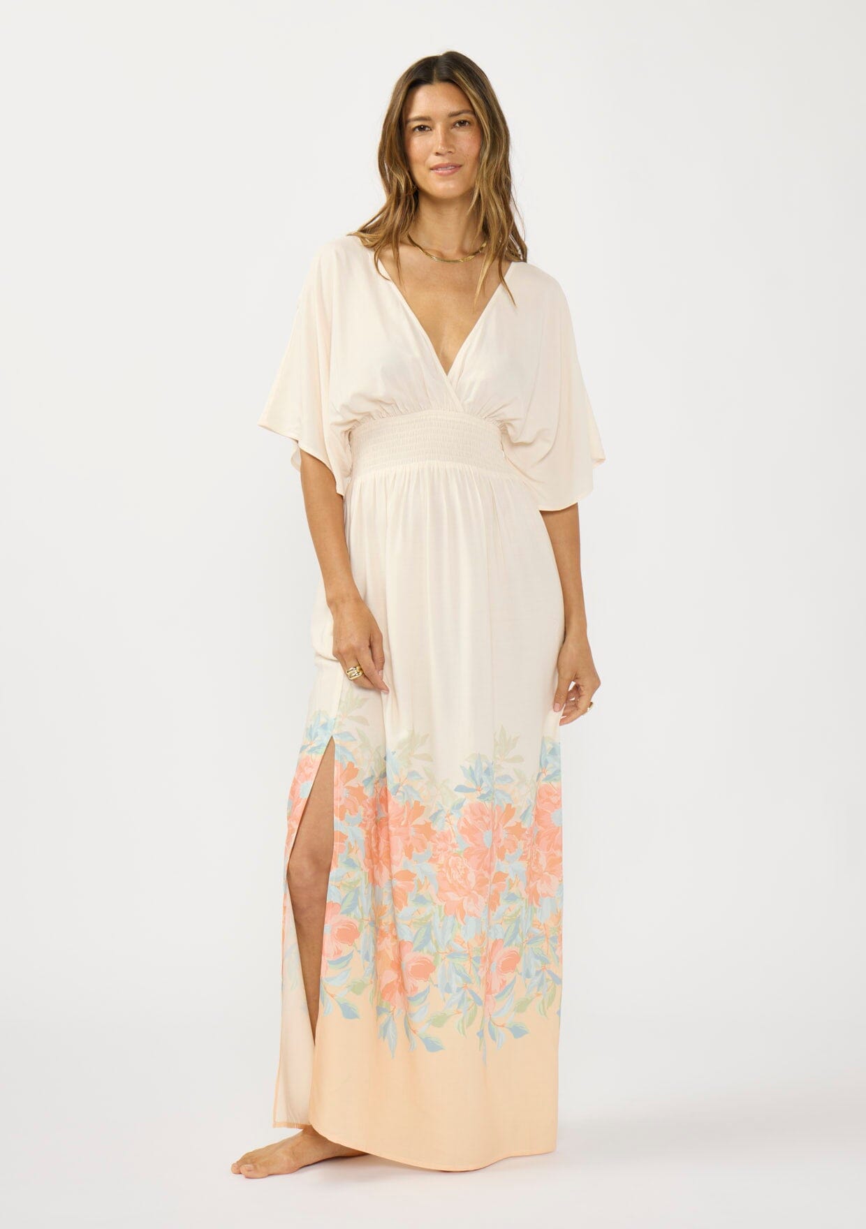 Devon Kimono Sleeve Maxi Dress