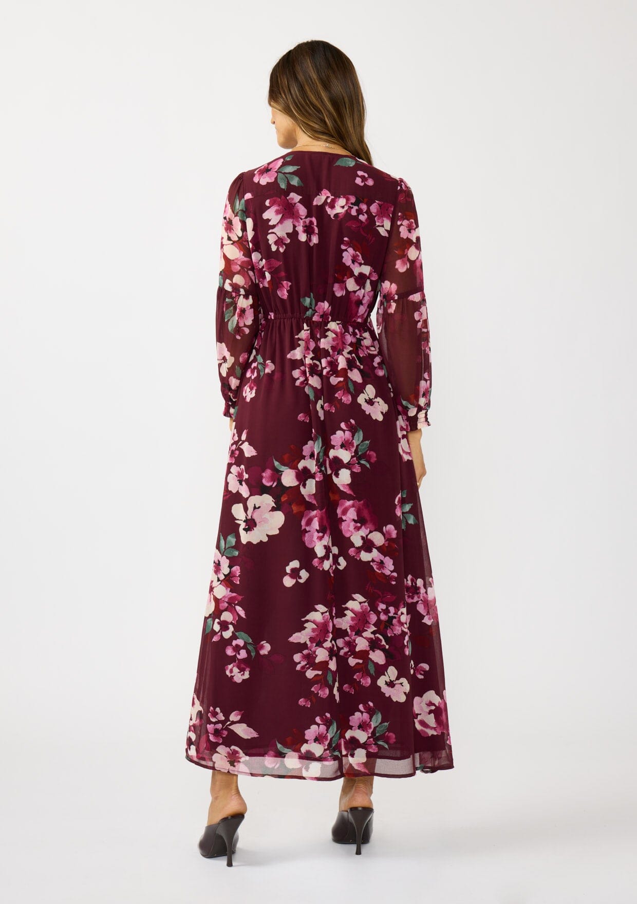 Ruby Blossom Maxi Dress