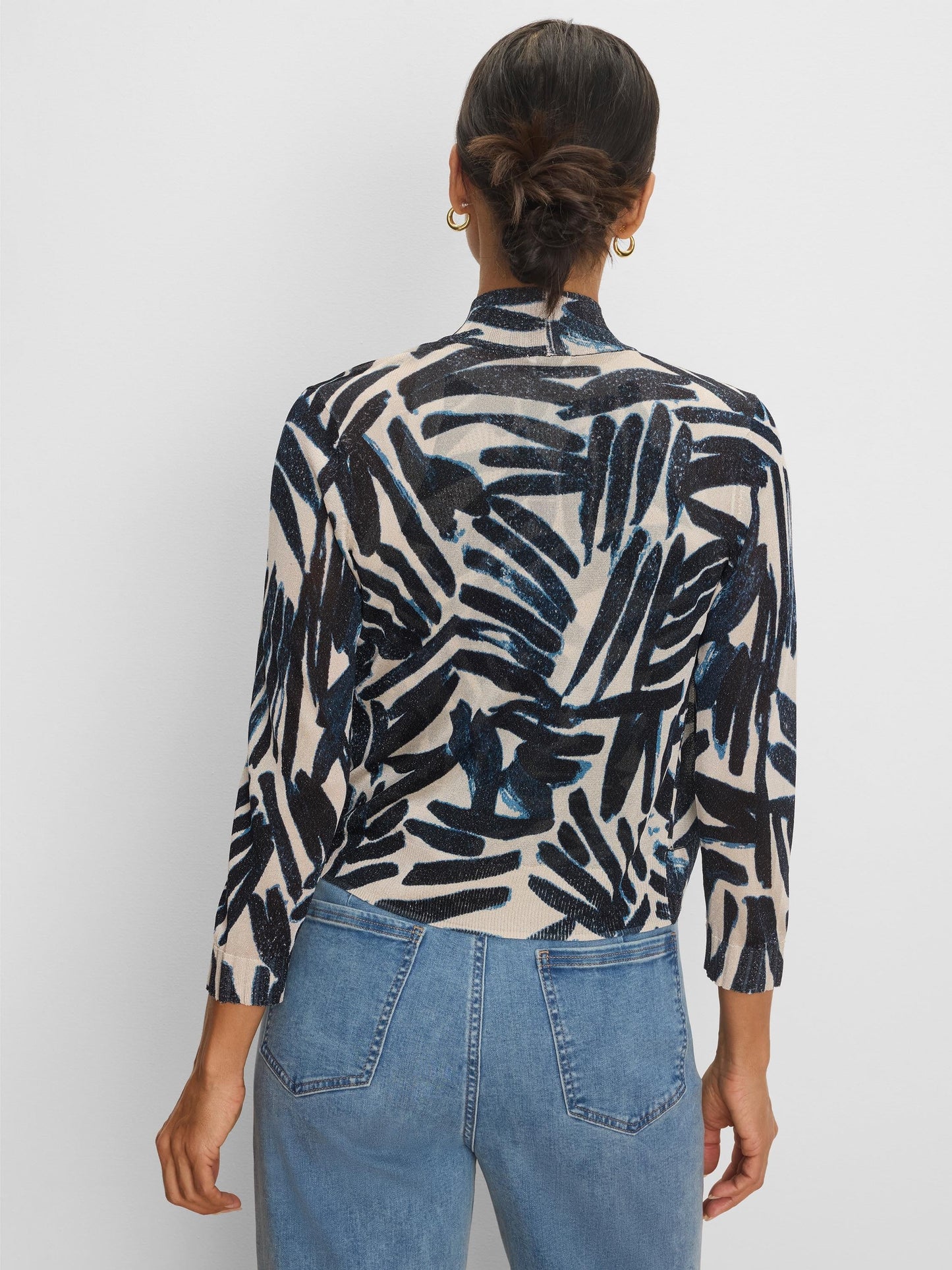 Painted Palms Bolero Cardigan