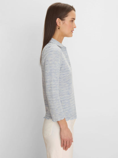 NZT Elbow Sleeve Spacedye Polo