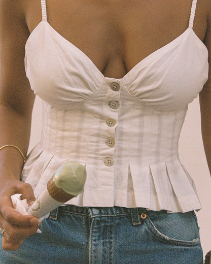 Clover Top - White