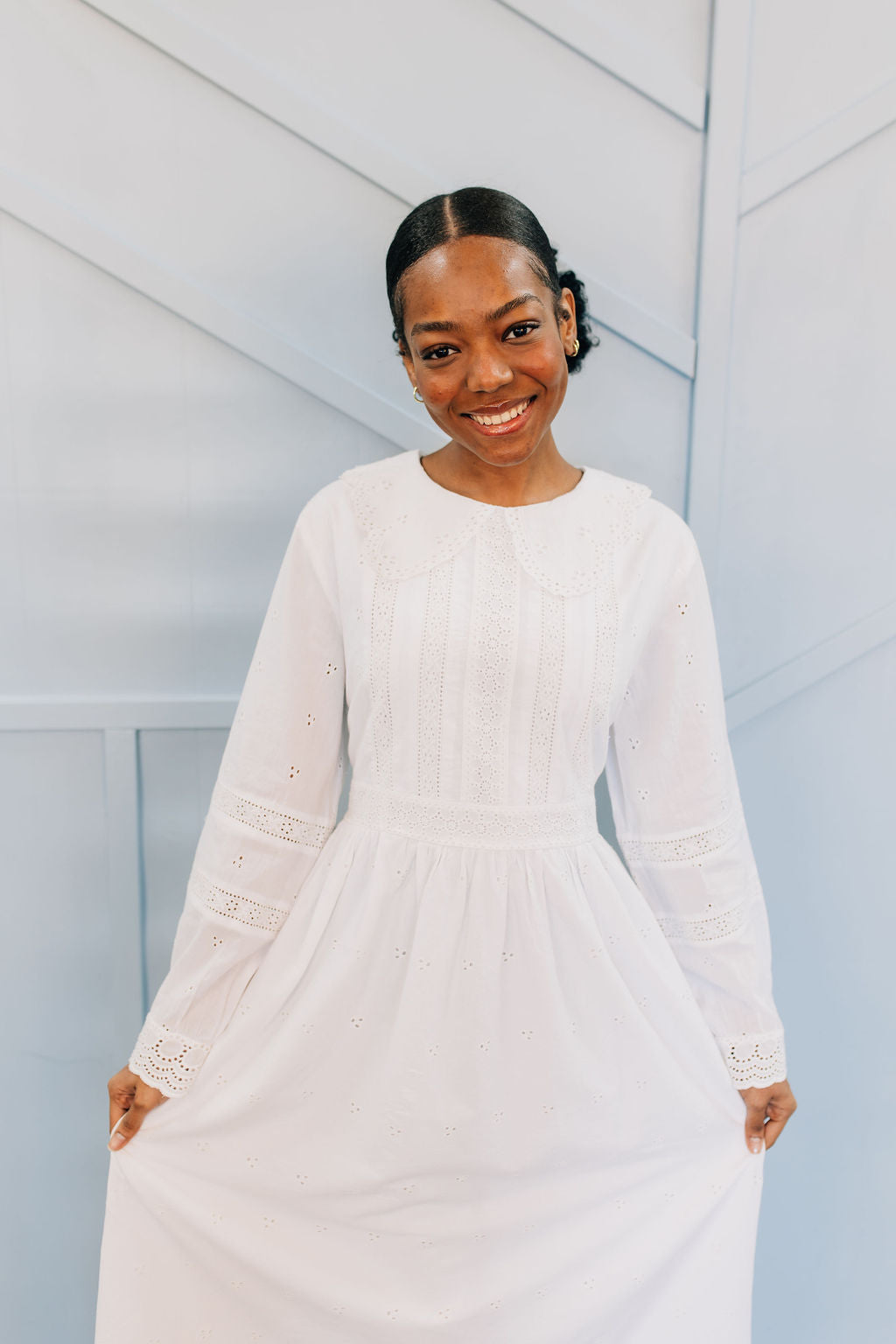 Emma Cotton LDS Temple Dress