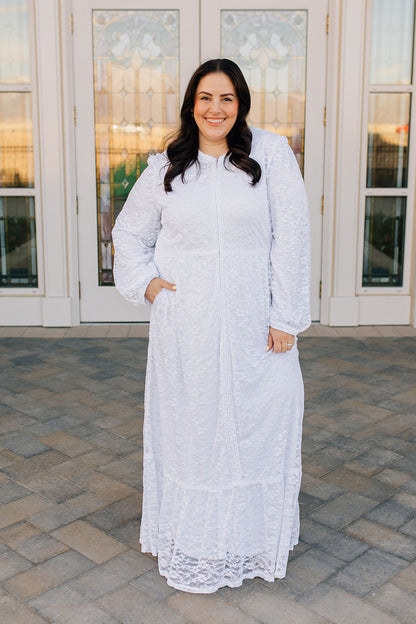 Amy LDS Temple Zipper Dress