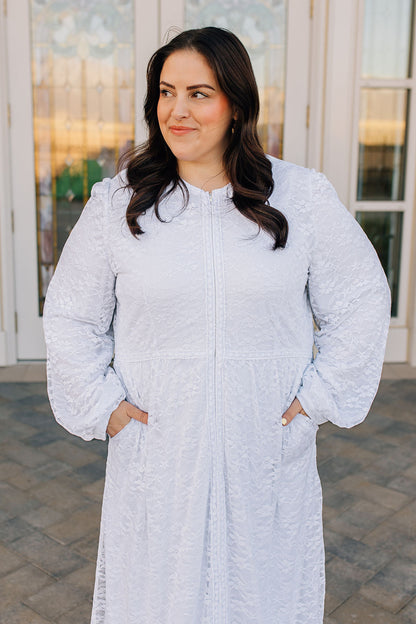 Amy LDS Temple Zipper Dress