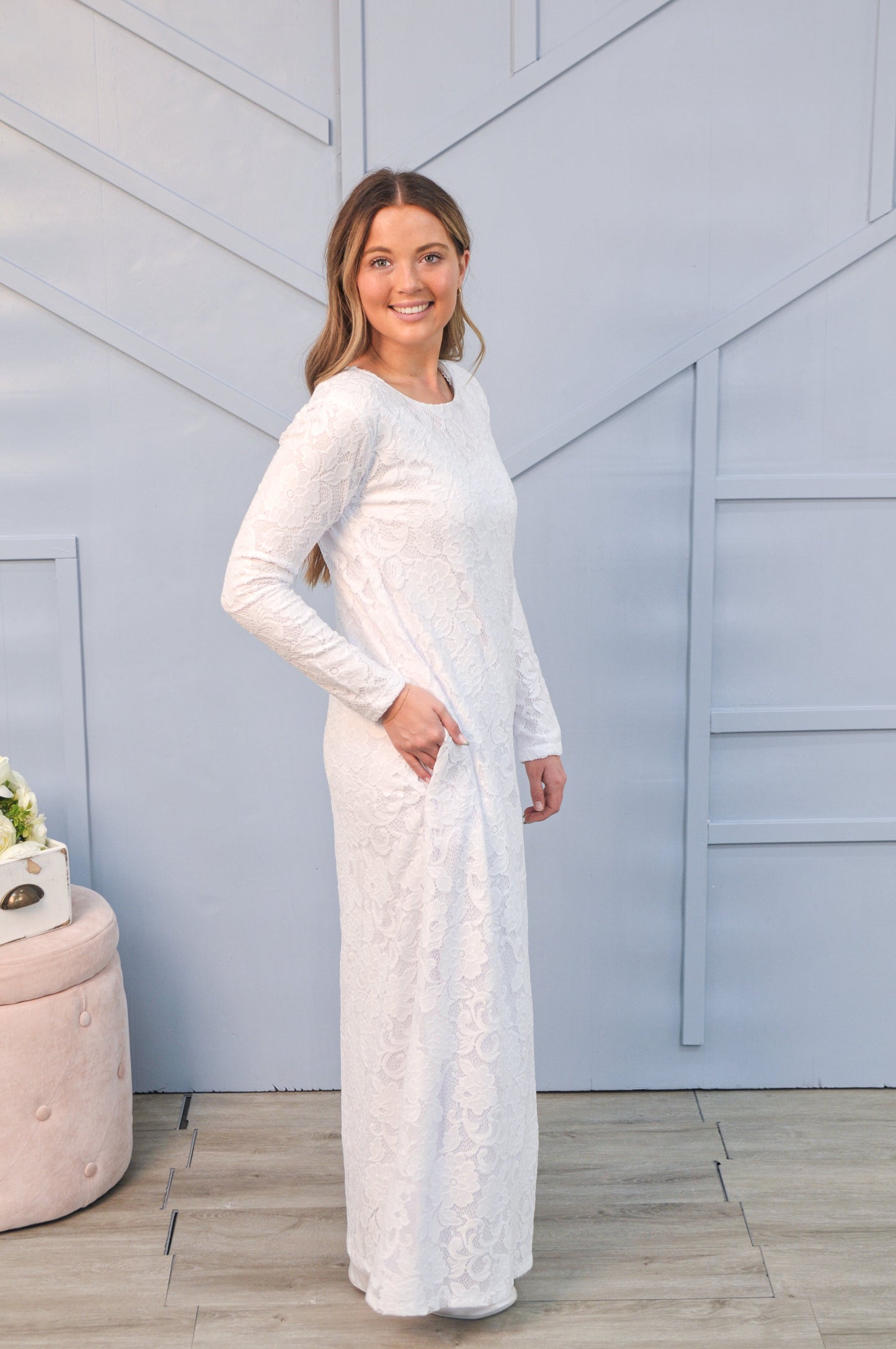 Straight Lace Temple Dress