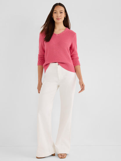 Edged Pop Stitch Sweater