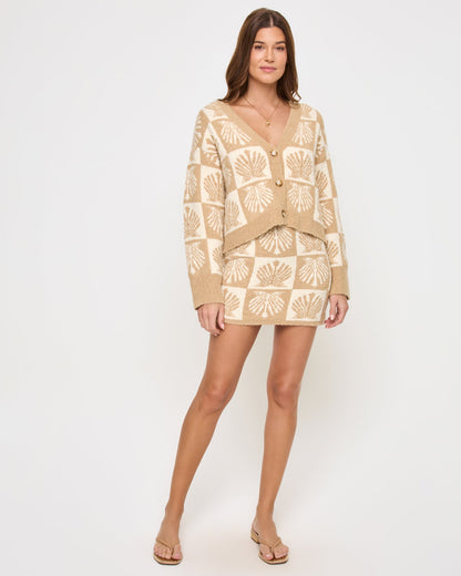 Shell Be There Skirt - Seashell Jacquard